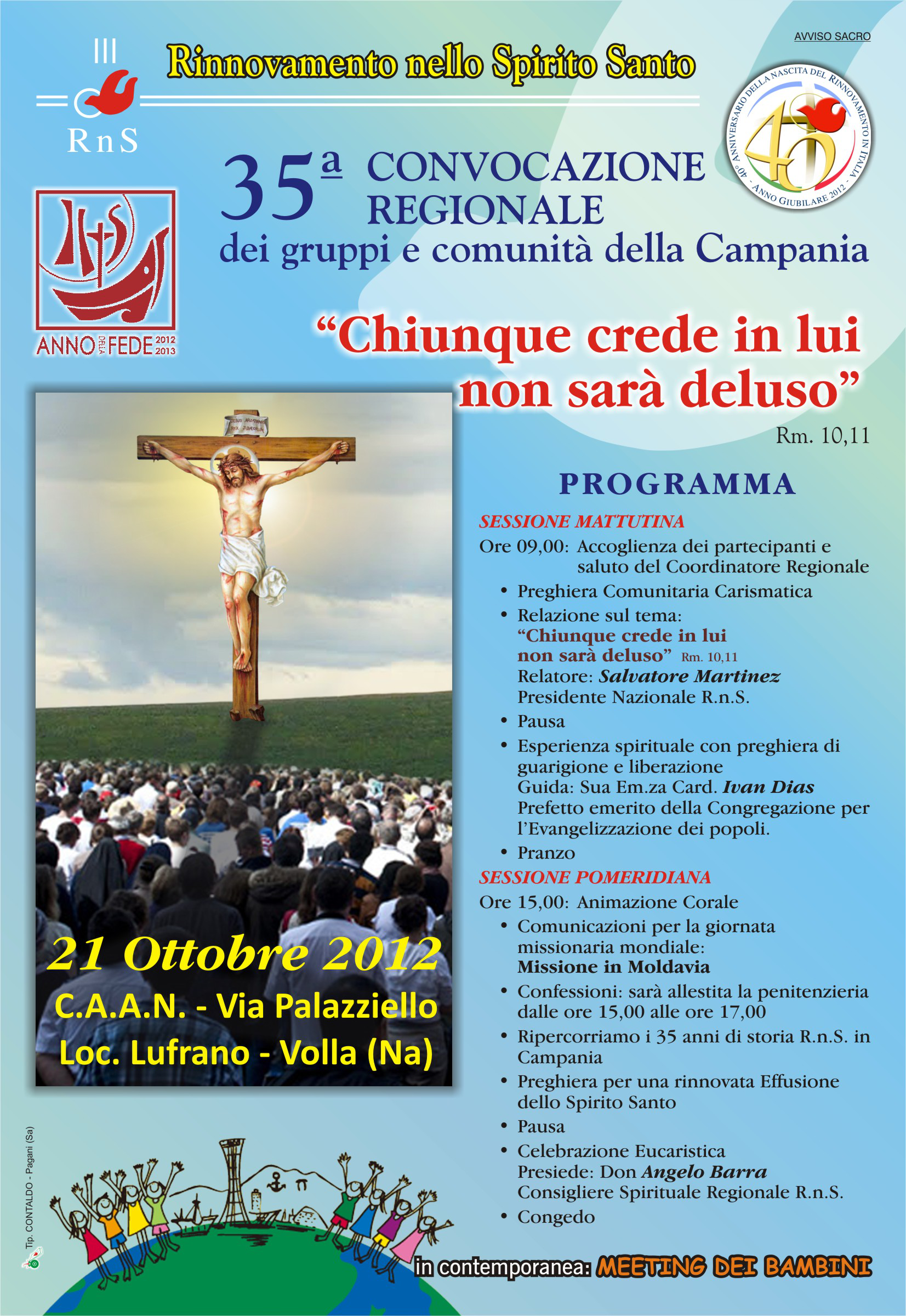 Locandina Convocazione Campania 