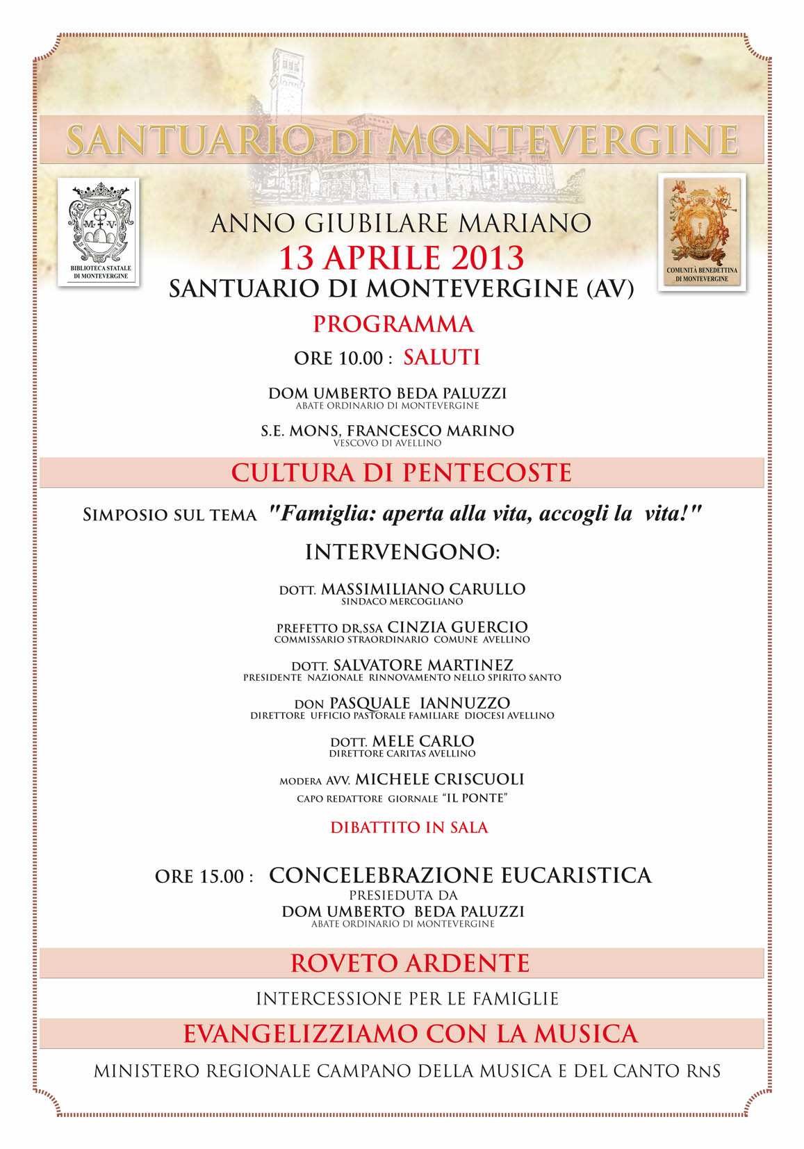 Montevergine - 13 aprile