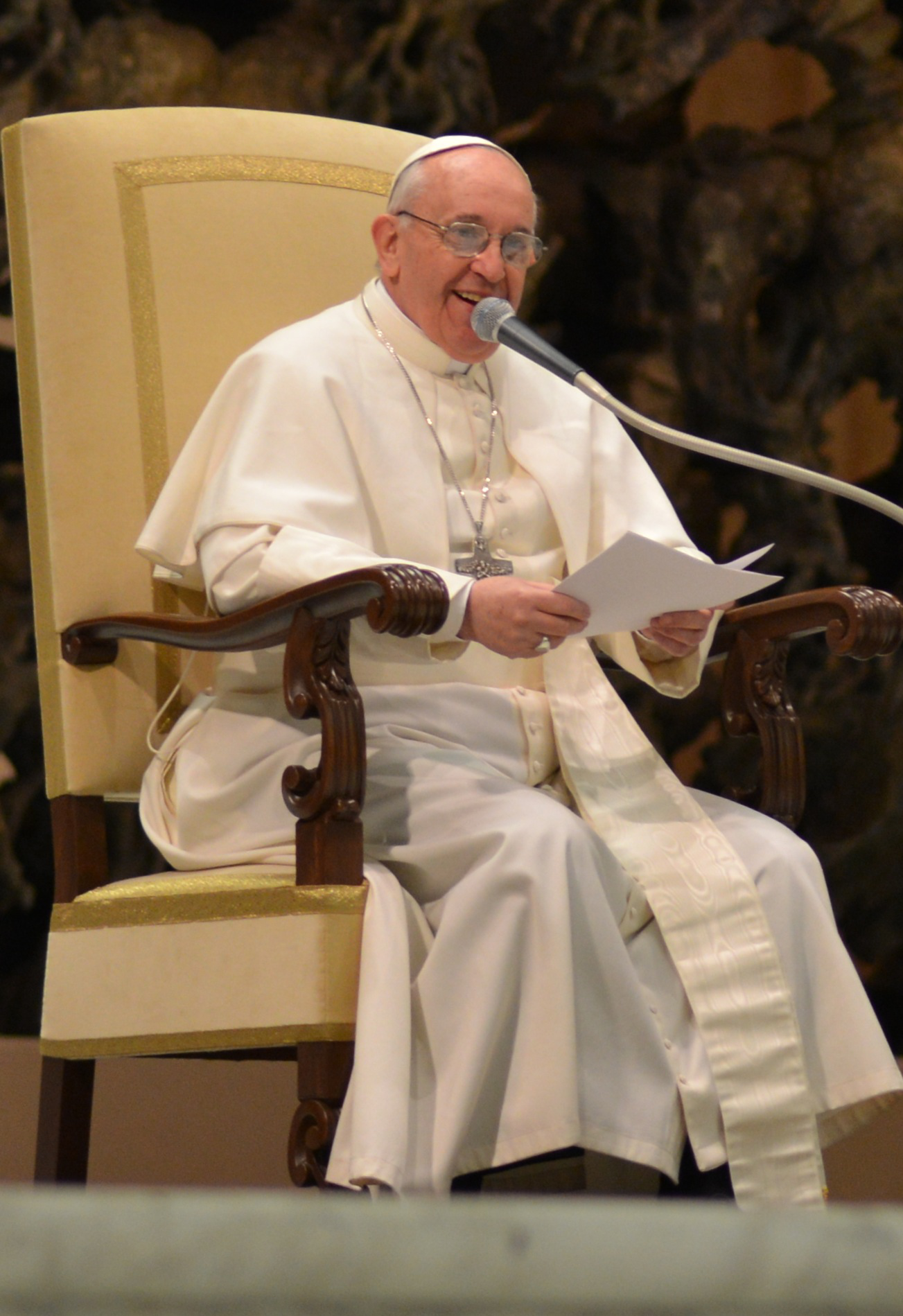 Papa Francesco incontra i giornalisti 