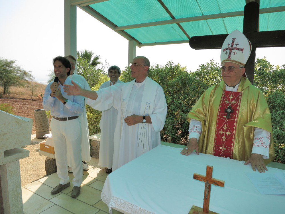 Monte delle Beatitudini - Celebrazione Eucaristica presieduta da Mons. Giacinto Boulos Marcuzzo
