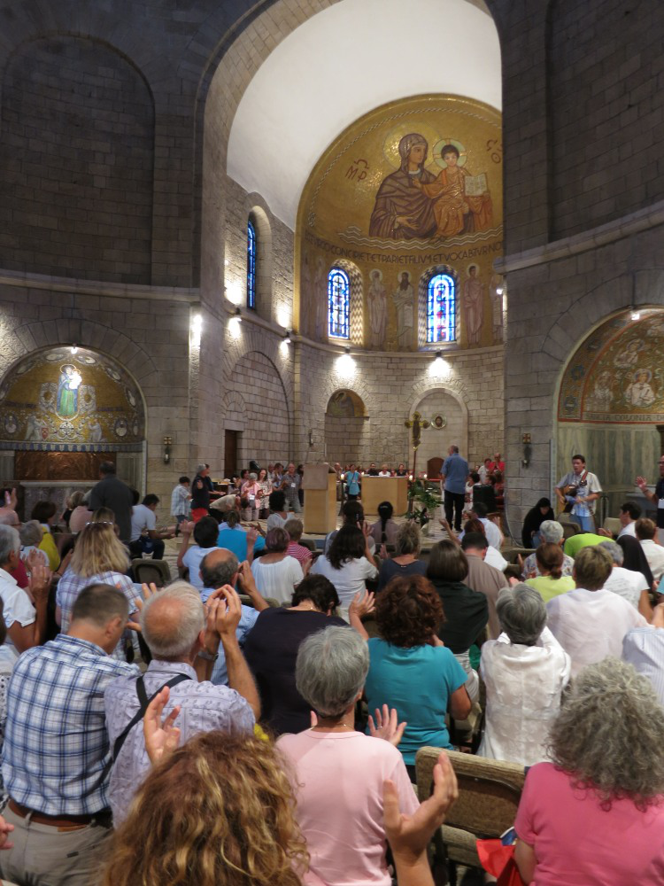 Preghiera per una nuova Effusione dello Spirito - Gerusalemme, Chiesa della Dormizione di Maria