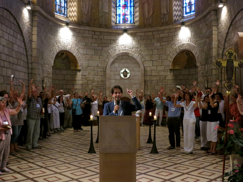 Preghiera per una nuova Effusione dello Spirito - Gerusalemme, Chiesa della Dormizione di Maria