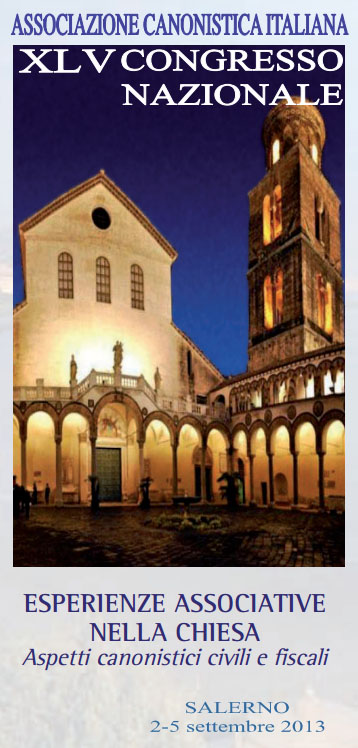 XLV Congresso Nazionale di Diritto Canonico 