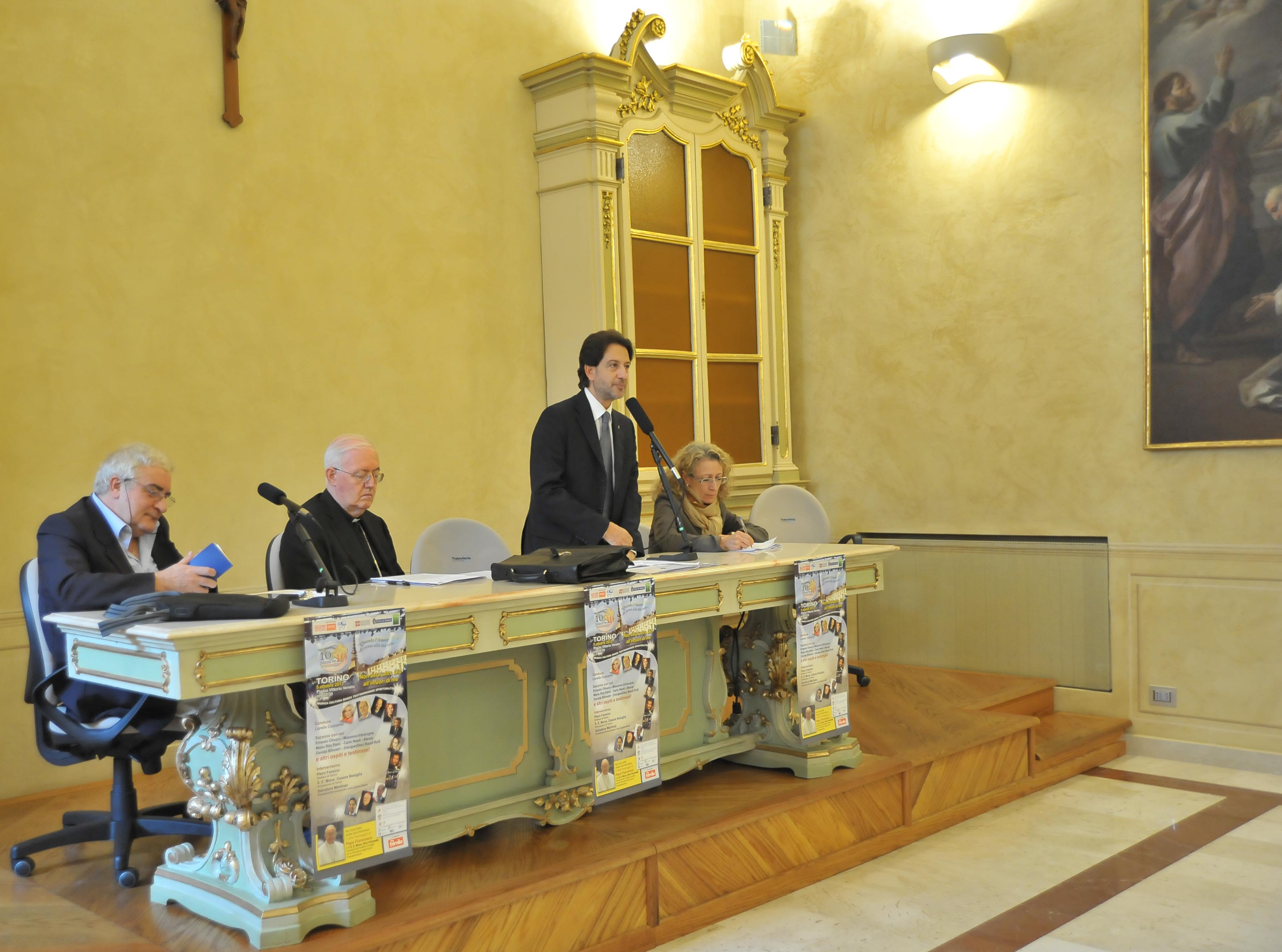 10 piazze Conferenza stampa Torino