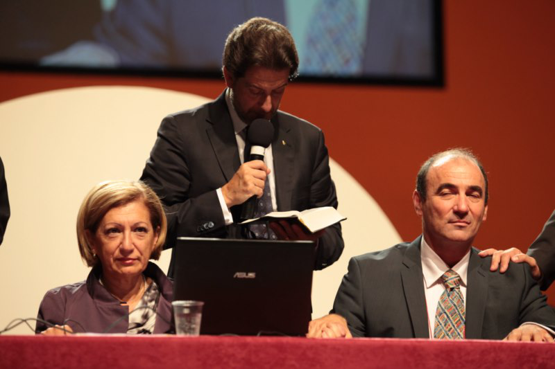 37a Conferenza Nazionale Animatori - Marcella Reni, Salvatore Martinez, Dino De Dominicis