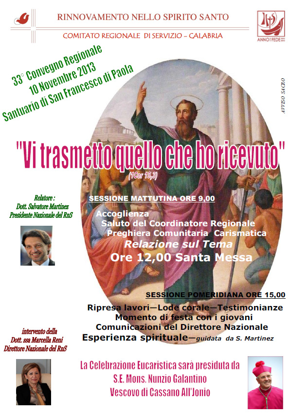 33° Convocazione Regionale Calabria
