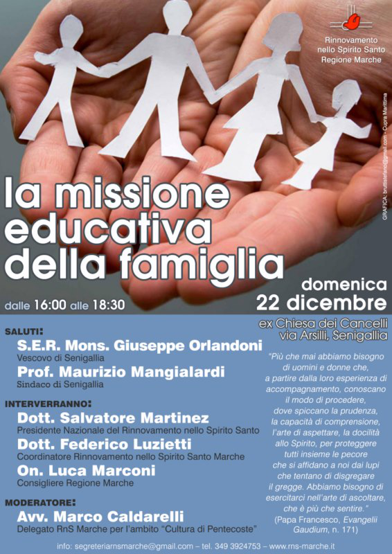 Cultura di Pentecoste - Senigallia