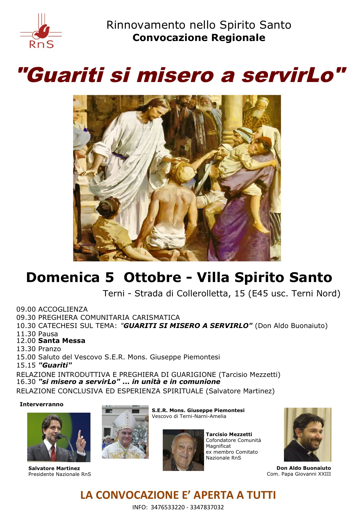 Locandina Convocazione Umbria