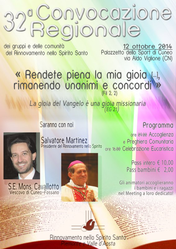 Convocazione regionale Piemonte Valle d'Aosta