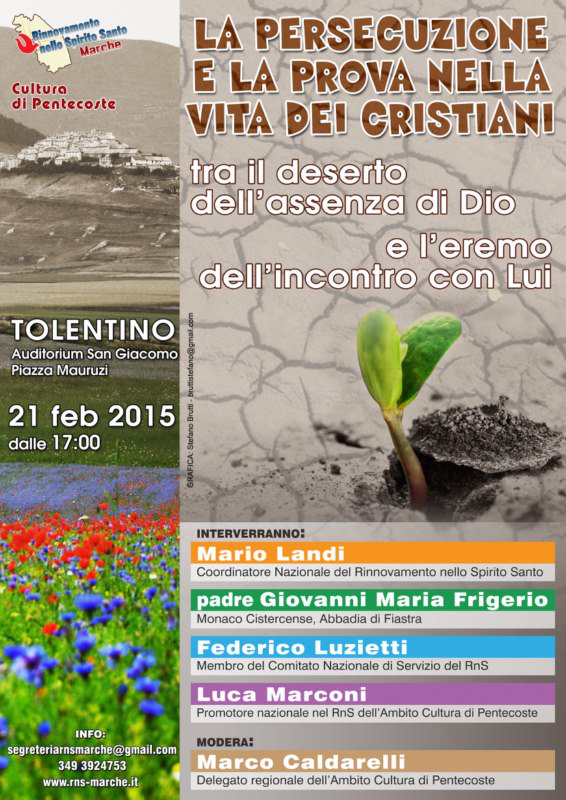 Incontro di Cultura di pentecoste Tolentino