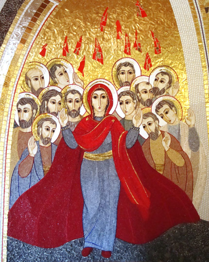 Marko I. Rupnik, Pentecoste, Cappella della sede episcopale Tenerife