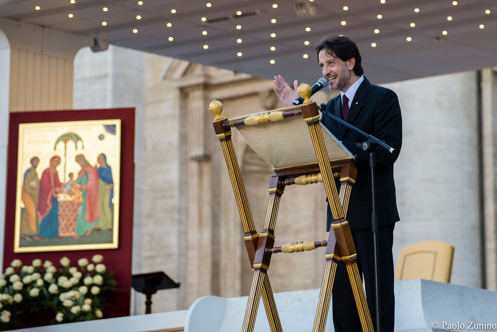 Salvatore Martinez in piazza San Pietro, 3 ottobre 2015