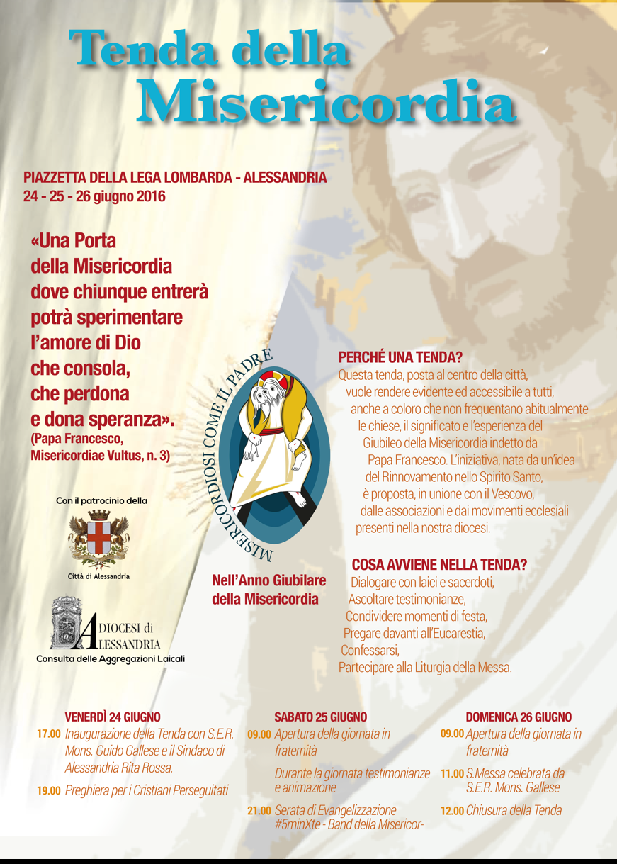 Tenda misericordia Alessandria 