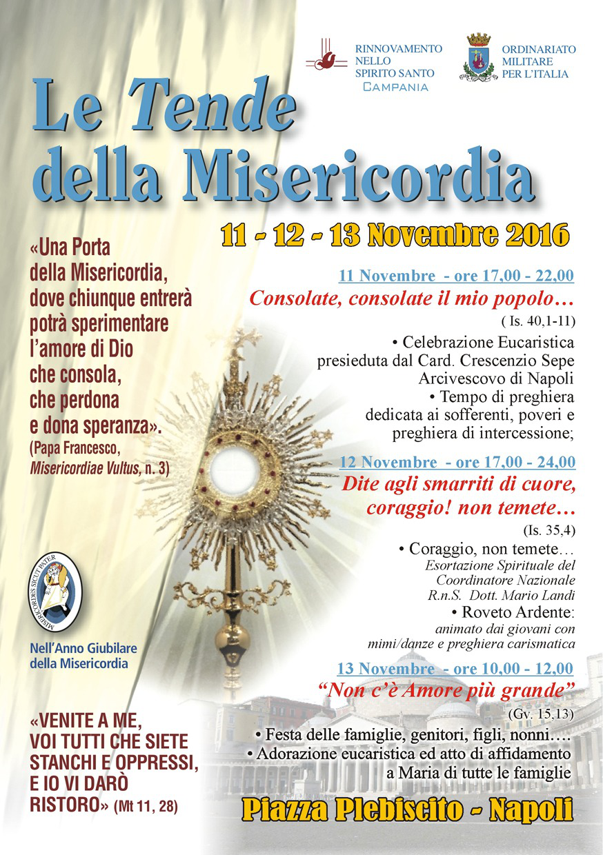 Tenda misericordia Napoli 2016