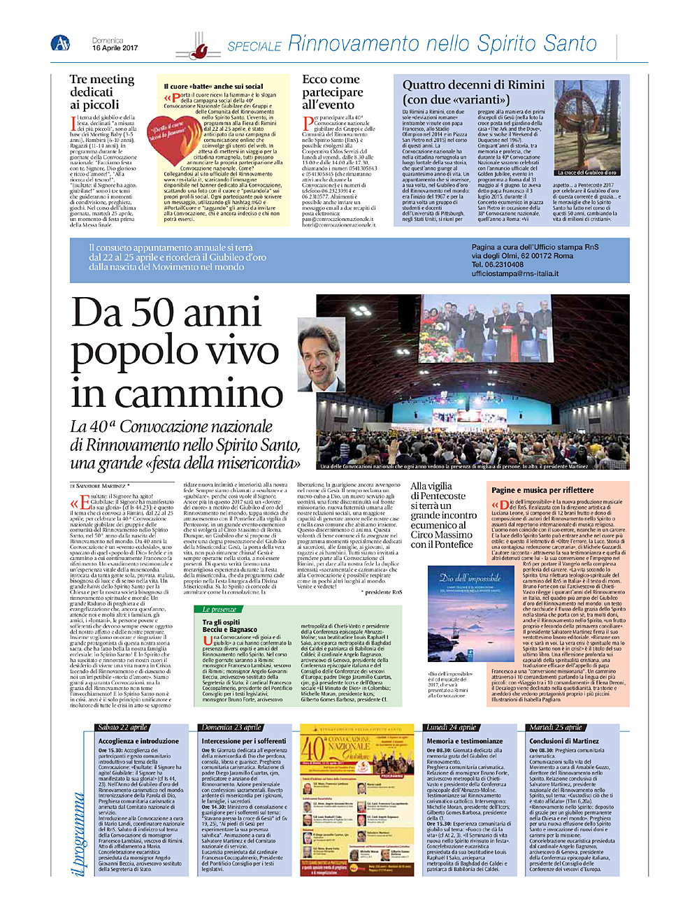 Avvenire Convocazione 2017