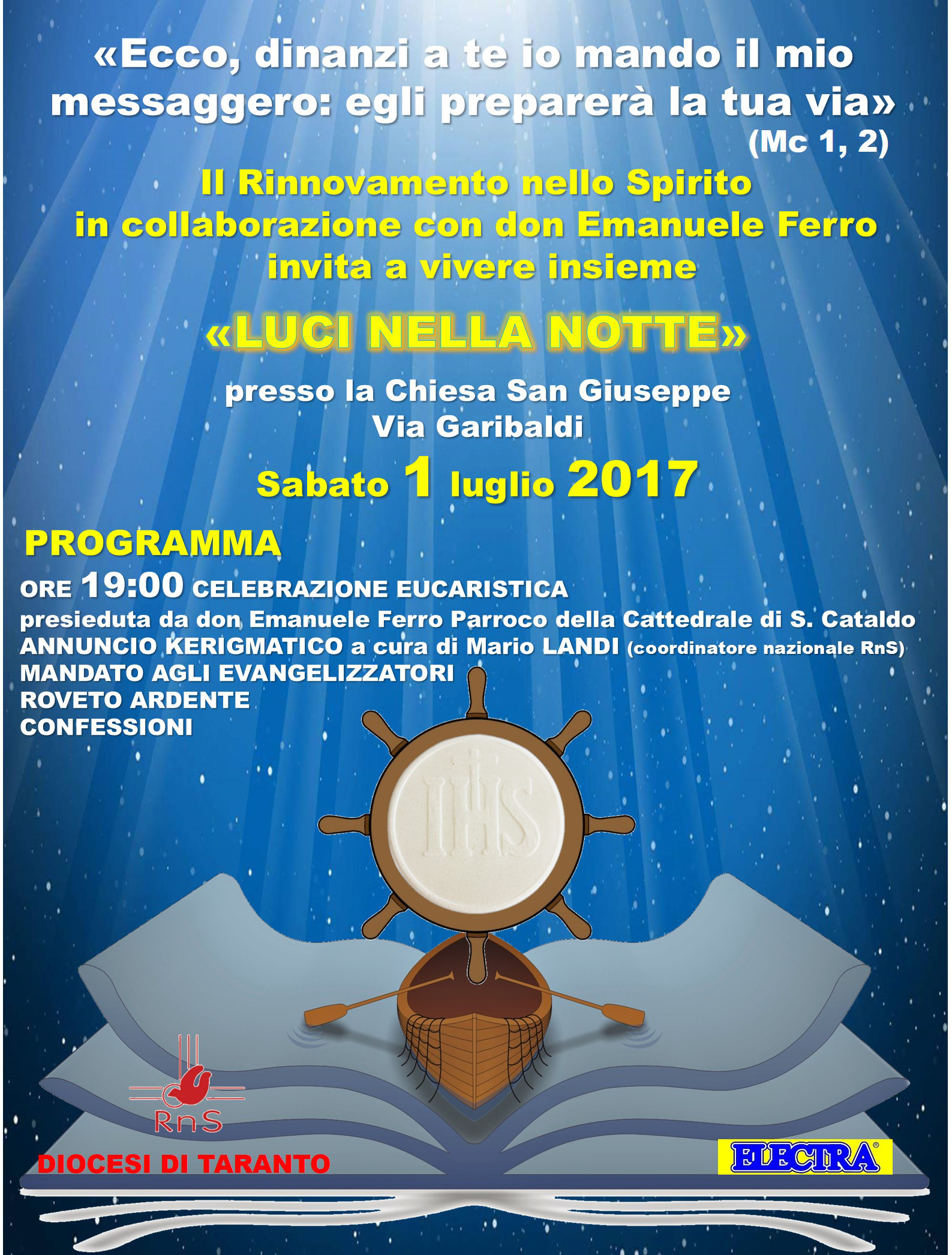 Luci nella notte 1 luglio 2017 Taranto