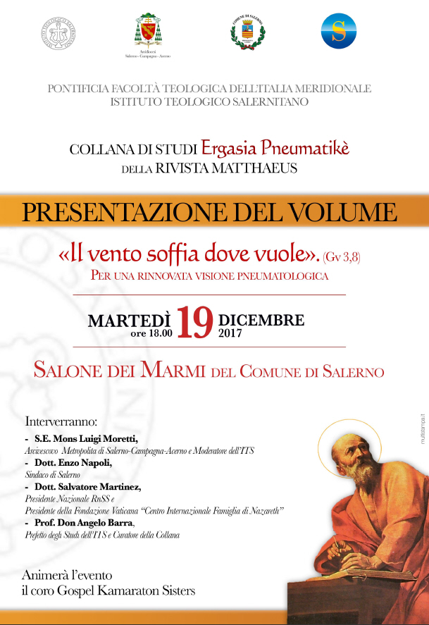 Presentazione del Volume «Il vento soffia dove vuole»