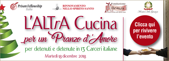 L'ALTrA Cucina... per un Pranzo d'Amore - Martedì 18 dicembre 2018
