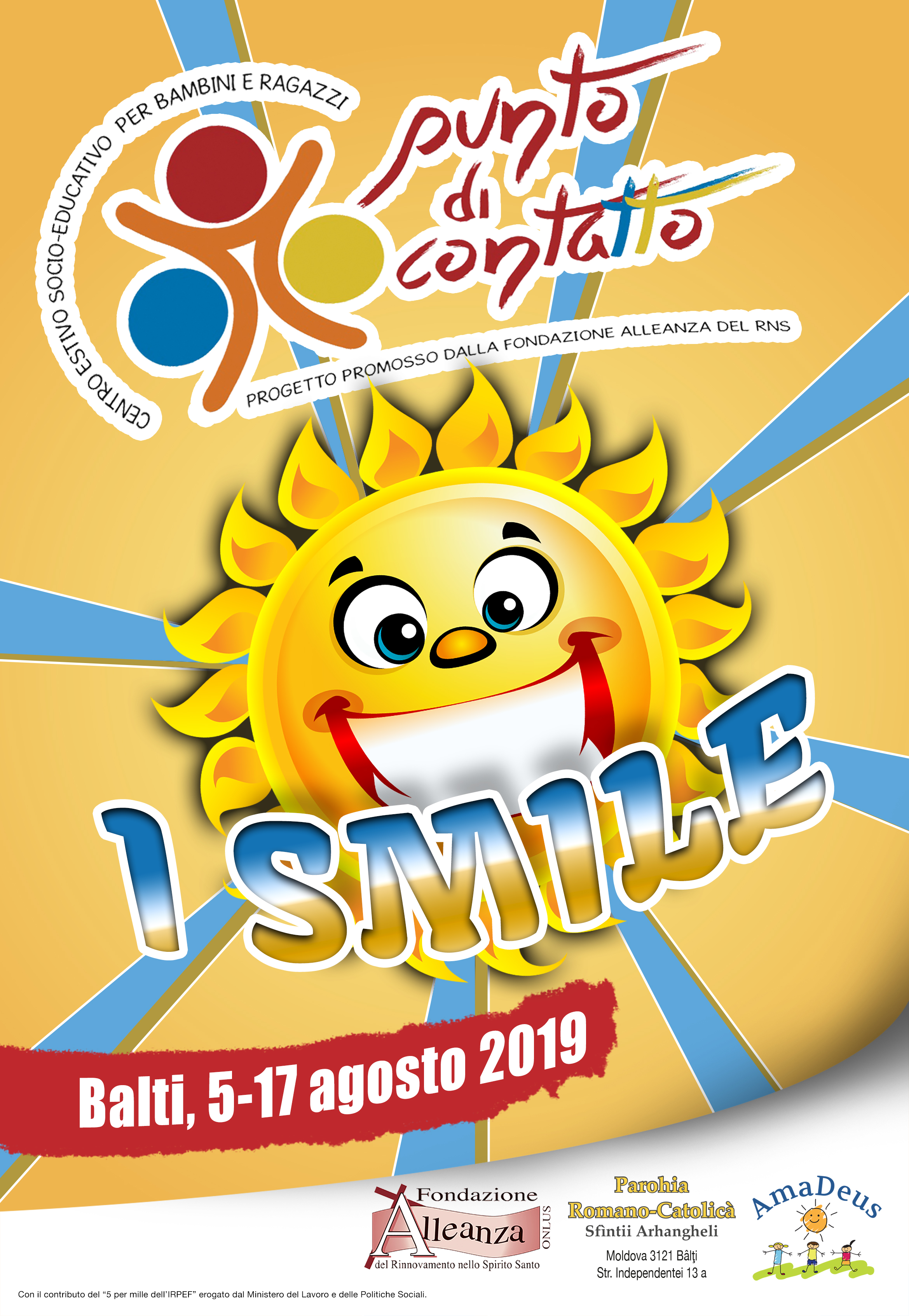 Locandina Progetto Centro Estivo 2019