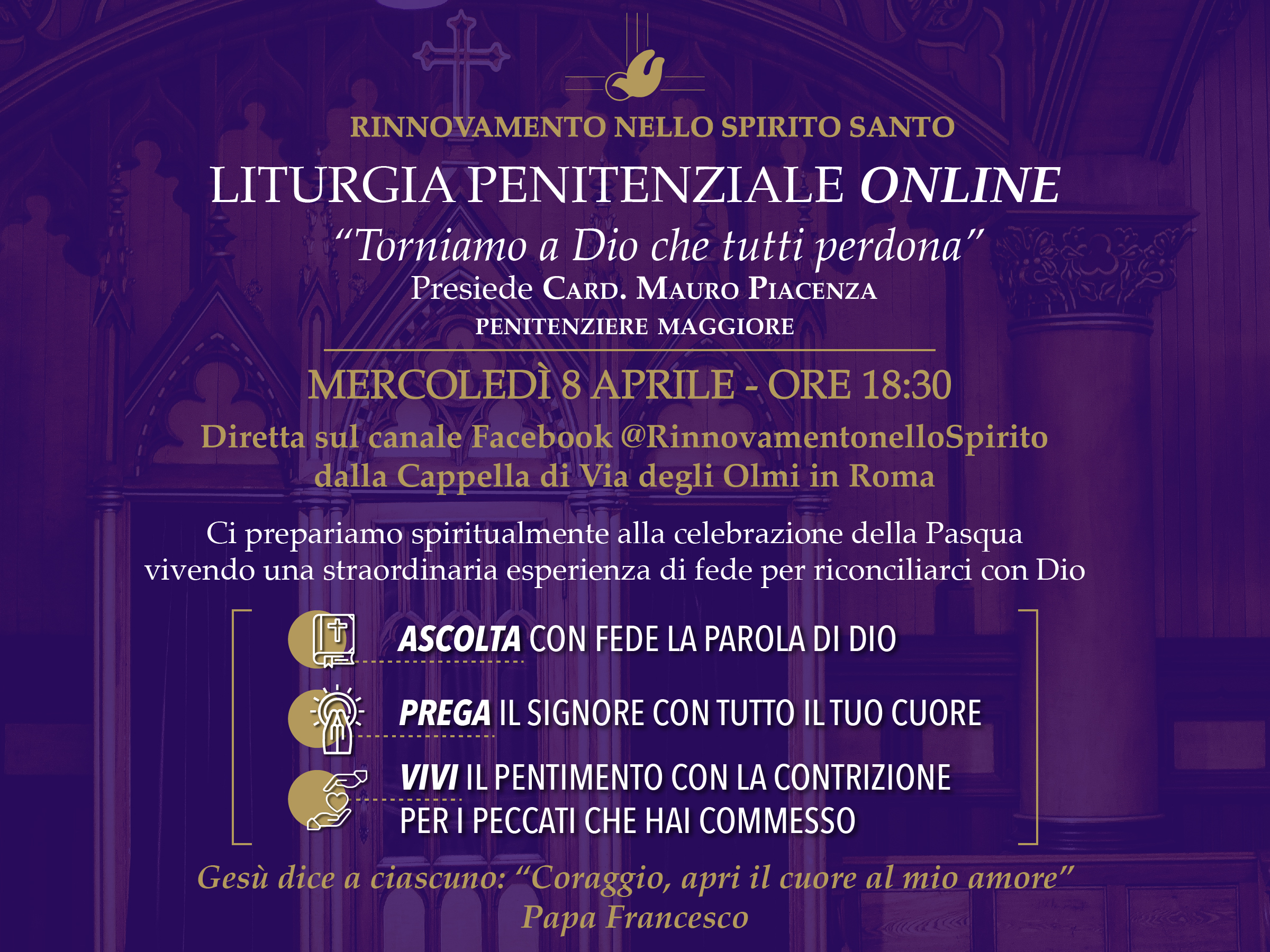 Penitenziale Mercoledì Santo