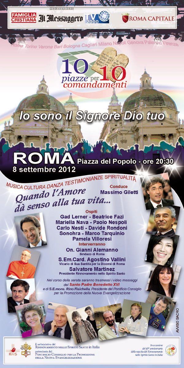10 piazze Roma
