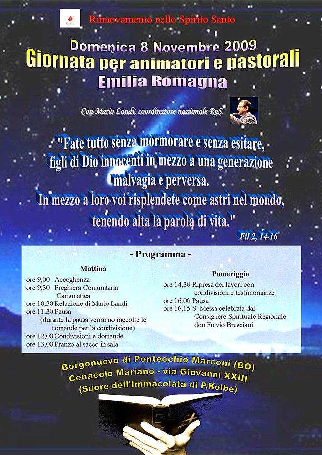 Giornata Regionale per Animatori e Pastorali