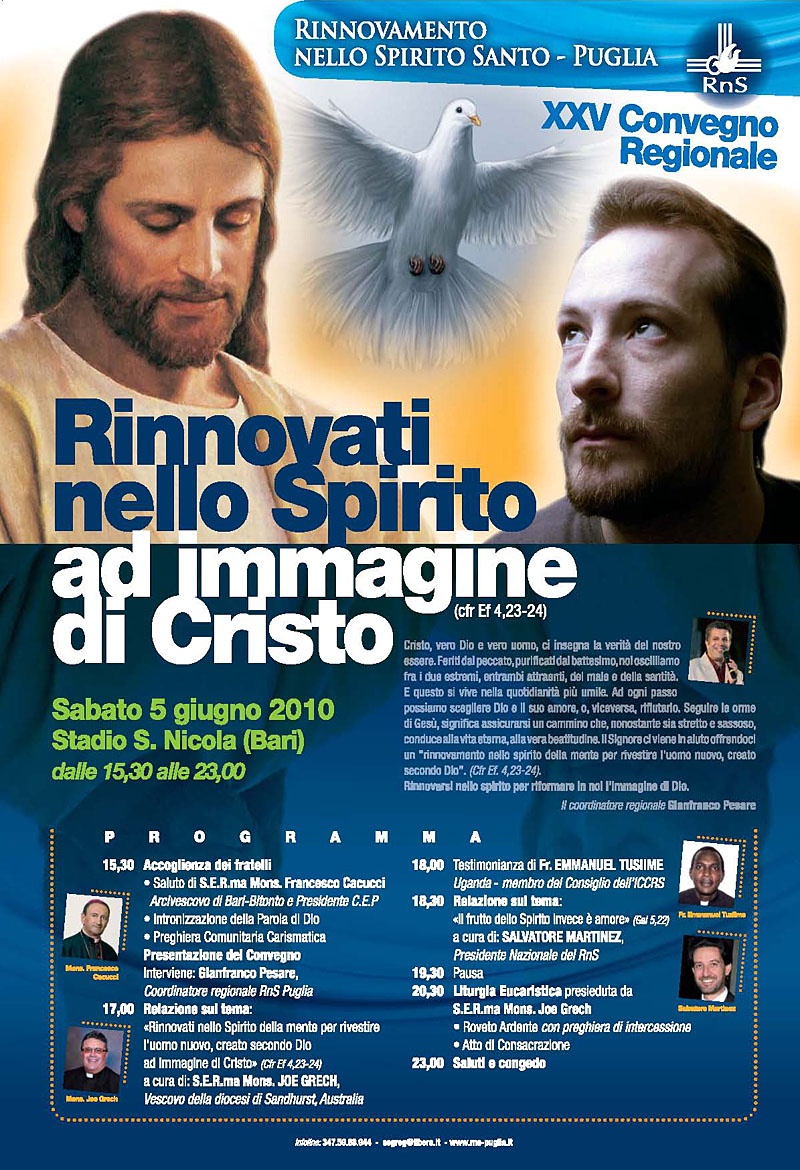 XXV Convocazione Regionale RnS in Puglia