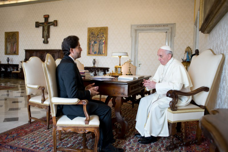 Papa+Francesco+e+Salvatore+Martinez+-+Udienza+privata+del+9+settembre+2013