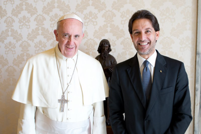 Papa+Francesco+e+Salvatore+Martinez+-+Udienza+privata+del+9+settembre+2013