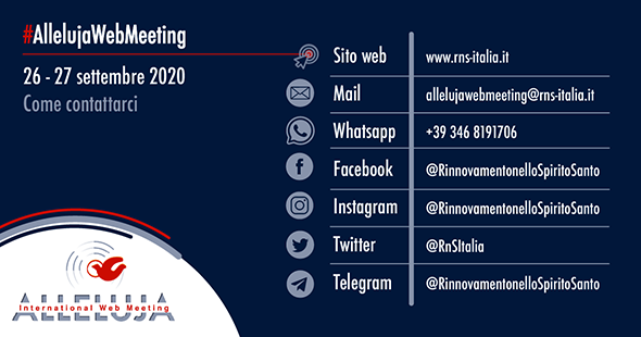 Alleluja International Web Meeting - Come contattarci