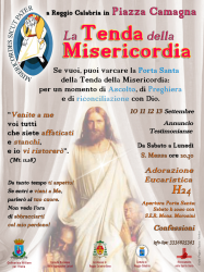 Tenda misericordia Reggio Calabria  - Clicca per ingrandire...