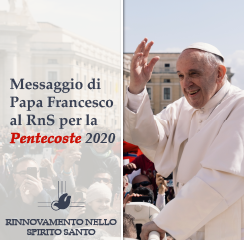 Messaggio Papa Francesco_Veglia Pentecoste Charis 30 5 20