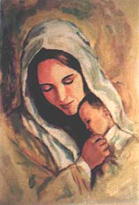 Immagine della Madonna e di Ges Bambino