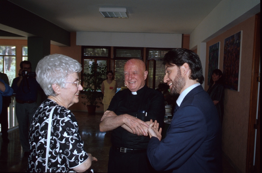 Salvatore Martinez, Don Dino Foglio e Chiara Lubich - Clicca per ingrandire...