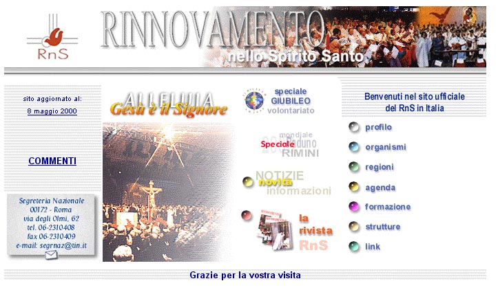 Il sito nel 2000...
