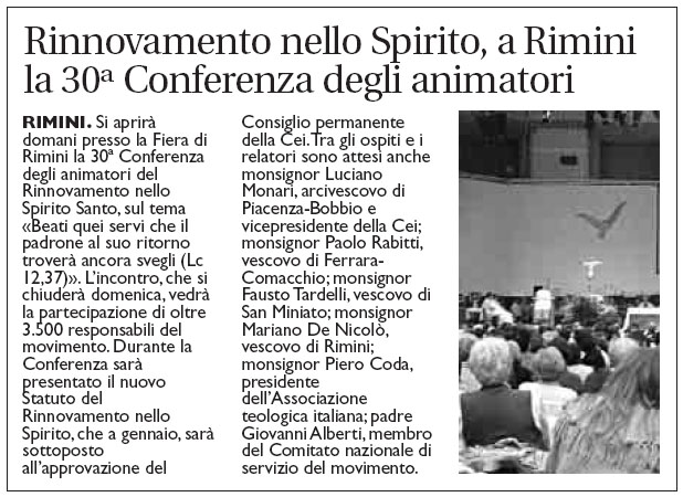 Ritaglio del giornale