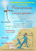 Locandina dell'incontro