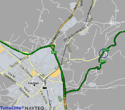 Mappa dell'area...